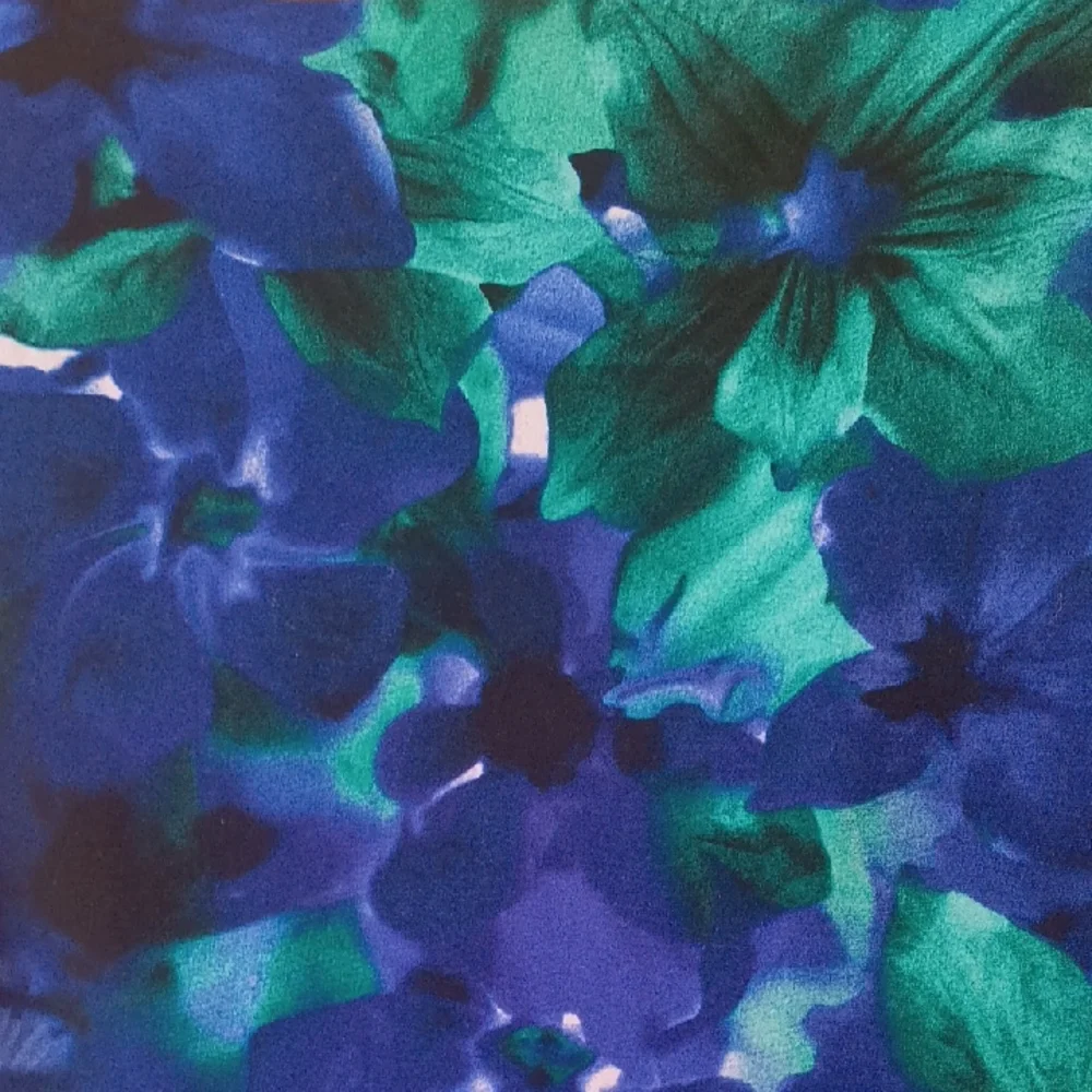 Lauren Ralph Lauren Blue and Green Floral Midi Dress - Picture 8 of 8